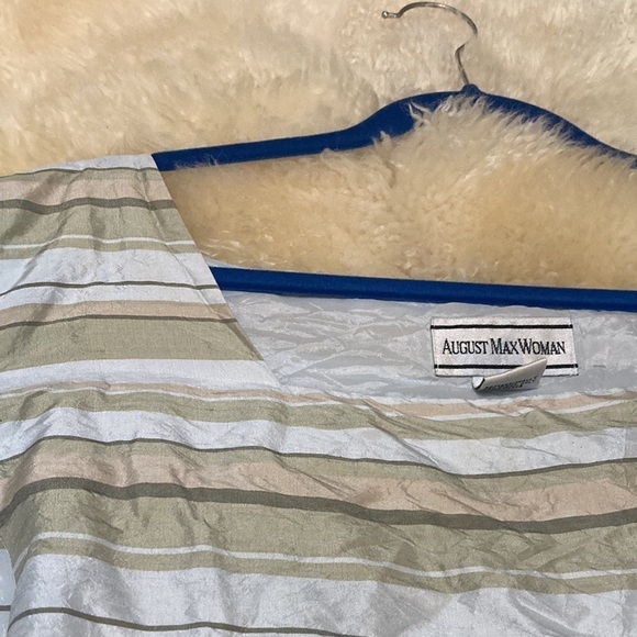 August max women silk tank size 26 w - Picture 3 of 10